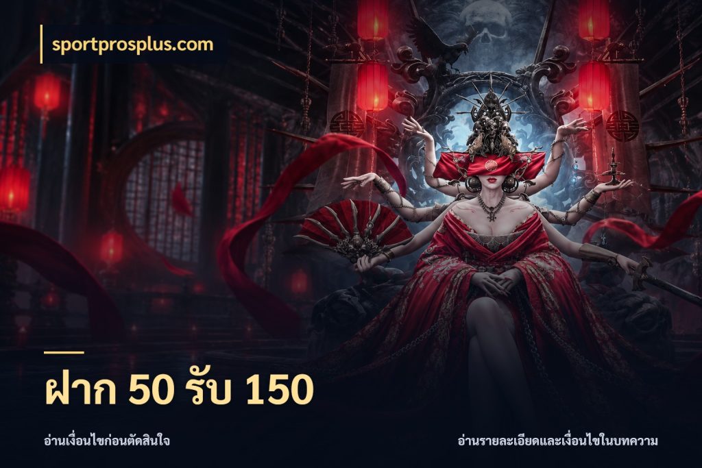 ฝาก 50 รับ 150 จับคู่โบนัสกับสไตล์เกมที่ชอบ สไตล์ sportprosplus.com