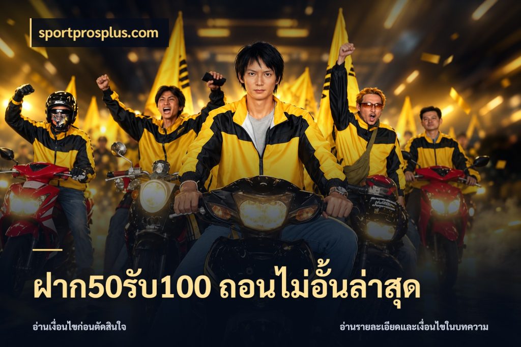 ฝาก50รับ100 ถอนไม่อั้นล่าสุด sportprosplus.com เปิดมุมโปรให้เข้ากับเกมแนวโปรด