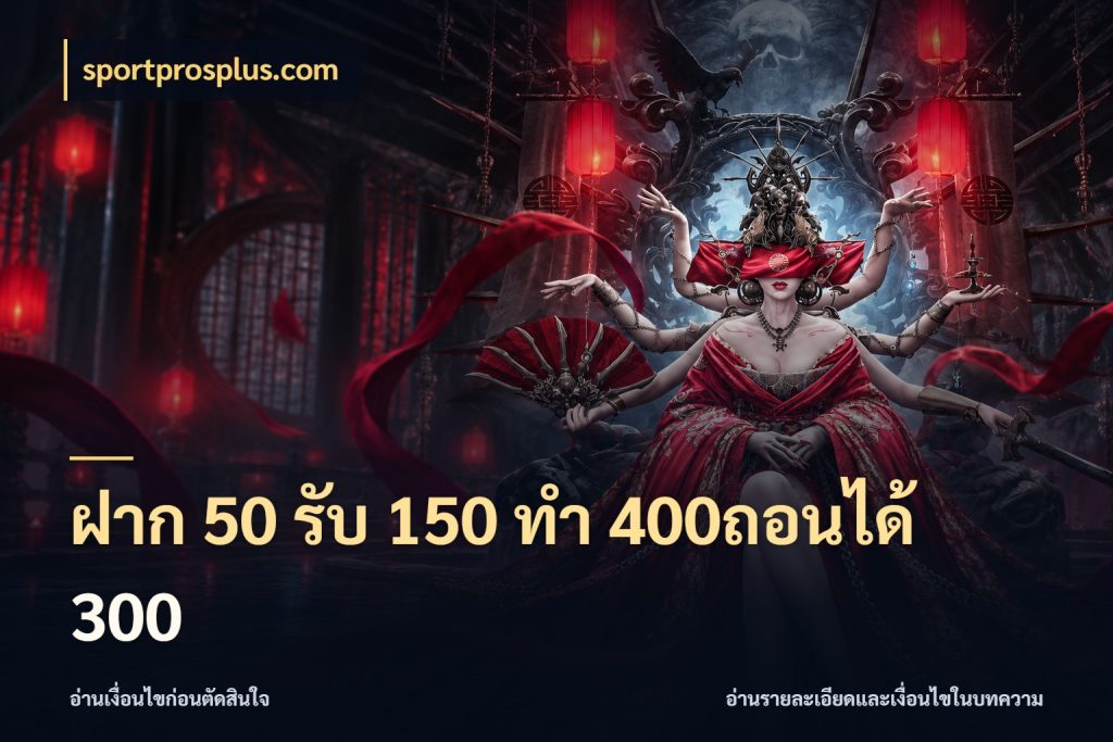 ฝาก 50 รับ 150 ทํา 400ถอนได้ 300 สายโบนัสเลือกจังหวะสนุกได้อย่างไร สไตล์ sportprosplus.com