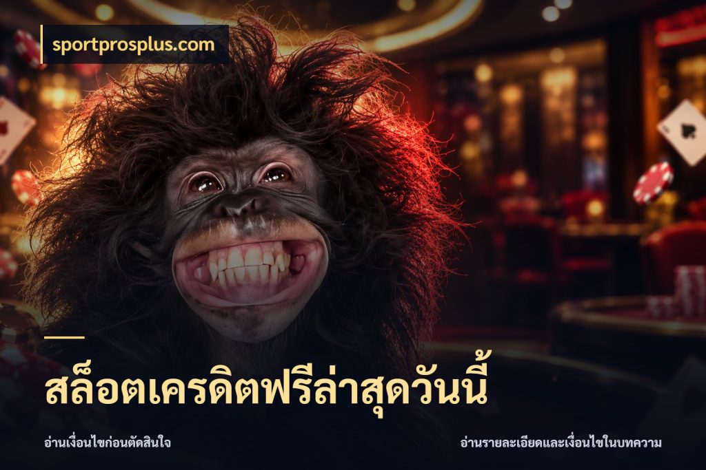 สล็อตเครดิตฟรีล่าสุดวันนี้ เครดิตฟรีกับจังหวะลุ้นที่คุณเลือก กับ sportprosplus.com