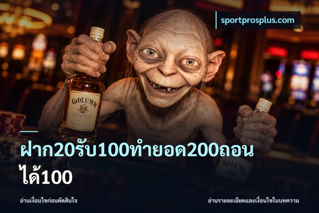 ฝาก20รับ100ทํายอด200ถอนได้100