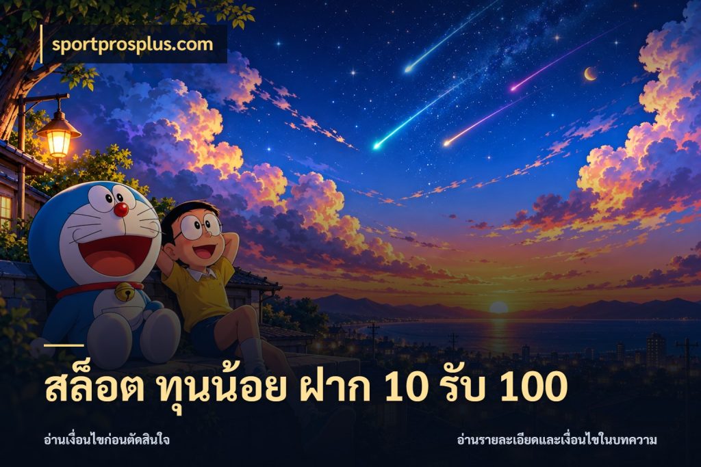 สล็อต ทุนน้อย ฝาก 10 รับ 100 จับประเด็นยอดรับก่อนเลือกความสนุก สไตล์ sportprosplus.com