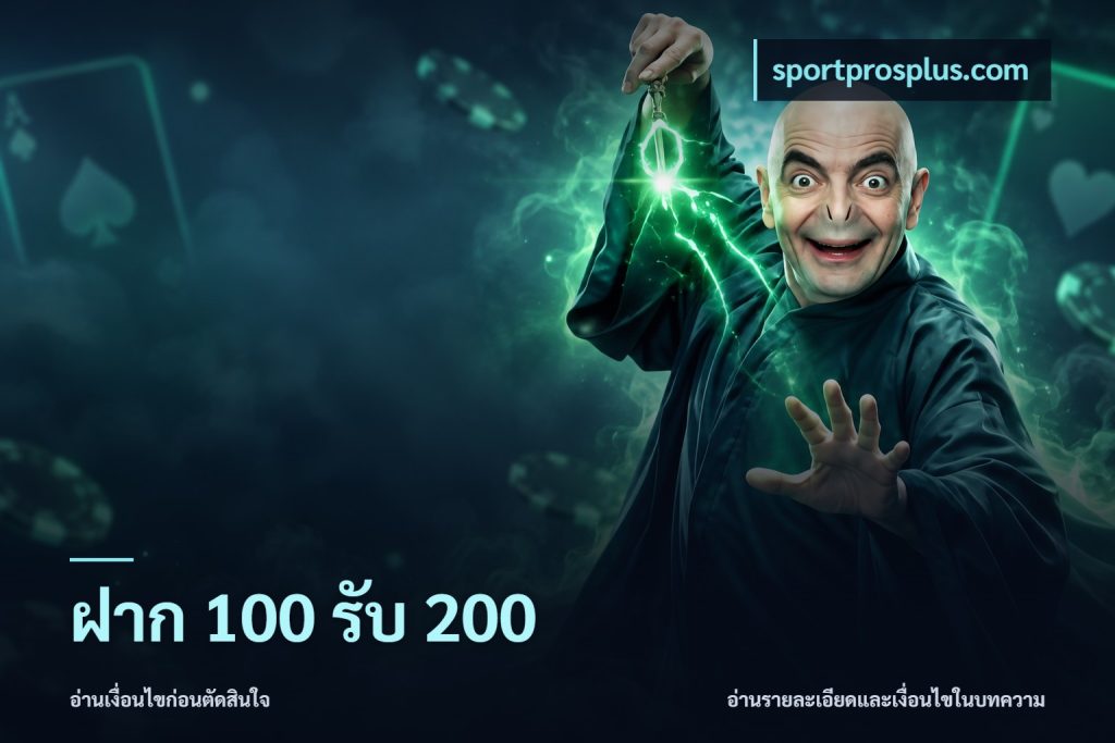 ฝาก 100 รับ 200