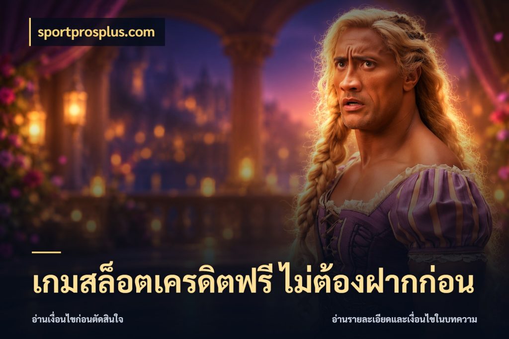 เกมสล็อตเครดิตฟรี ไม่ต้องฝากก่อน สิทธิ์ที่สายโบนัสสนใจกับวิธีรับ สไตล์ sportprosplus.com