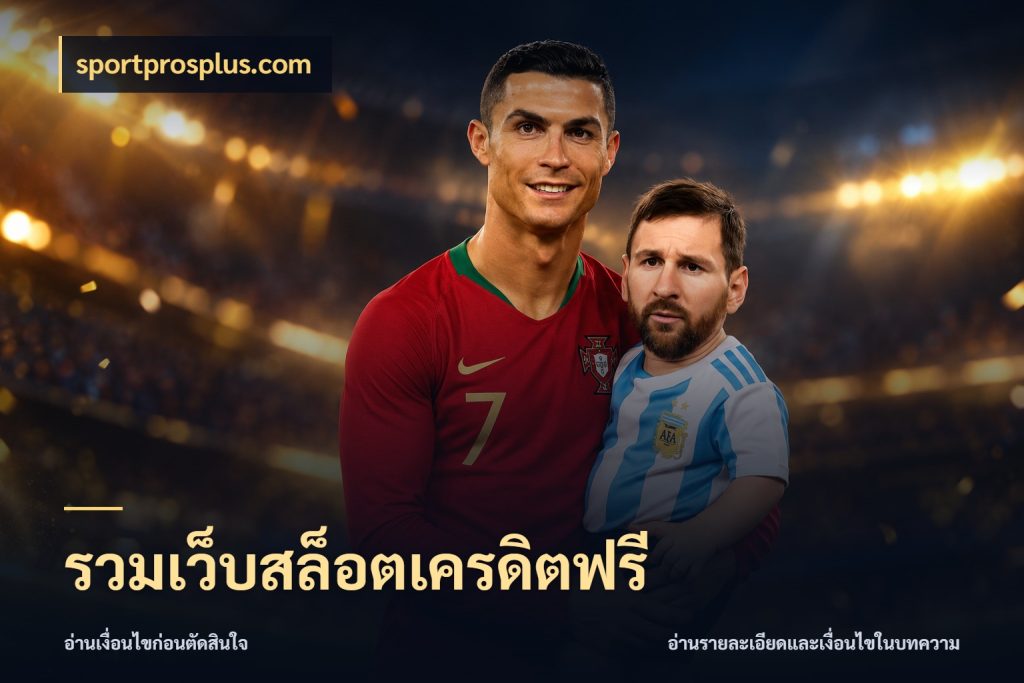 รวมเว็บสล็อตเครดิตฟรี เลือกสไตล์ความสนุกจากรูปแบบเครดิต สไตล์ sportprosplus.com