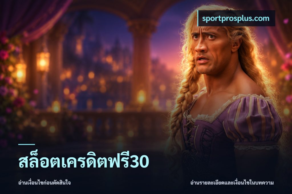 สล็อตเครดิตฟรี30