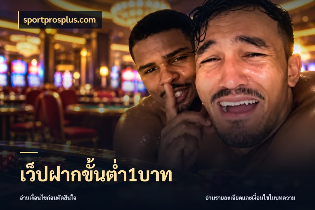 เว็ปฝากขั้นต่ำ1บาท sportprosplus.com จัดจังหวะสนุกให้เข้ากับงบที่ตั้งไว้