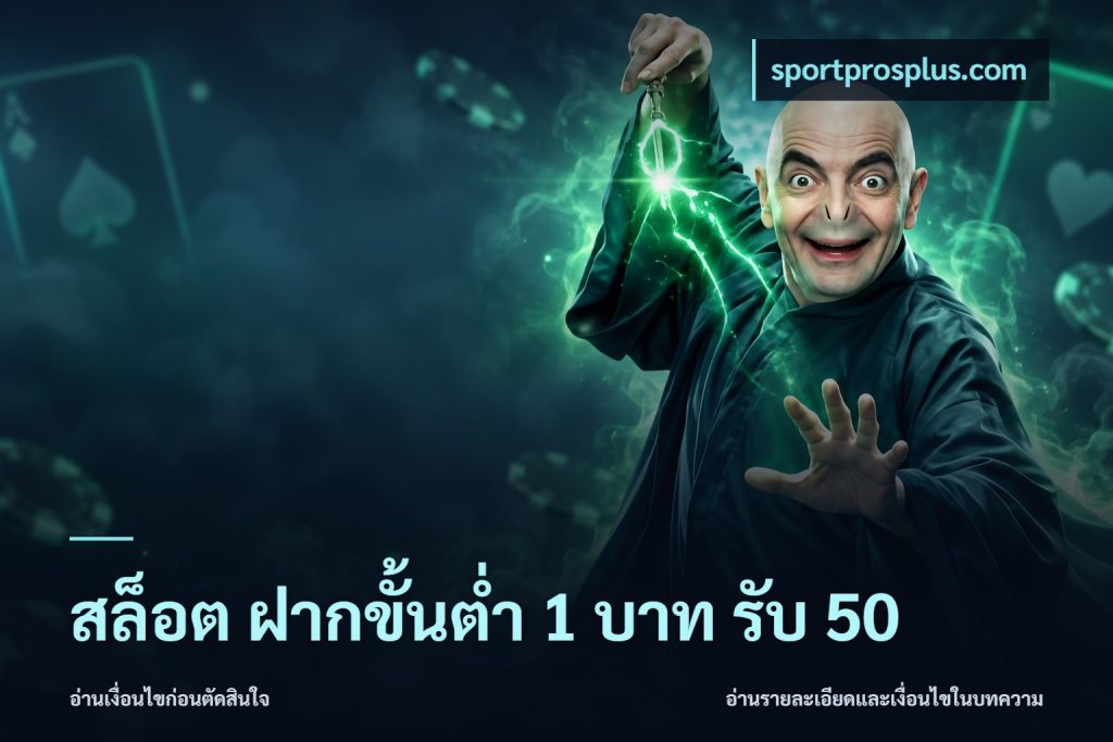 สล็อต ฝากขั้นต่ำ 1 บาท รับ 50