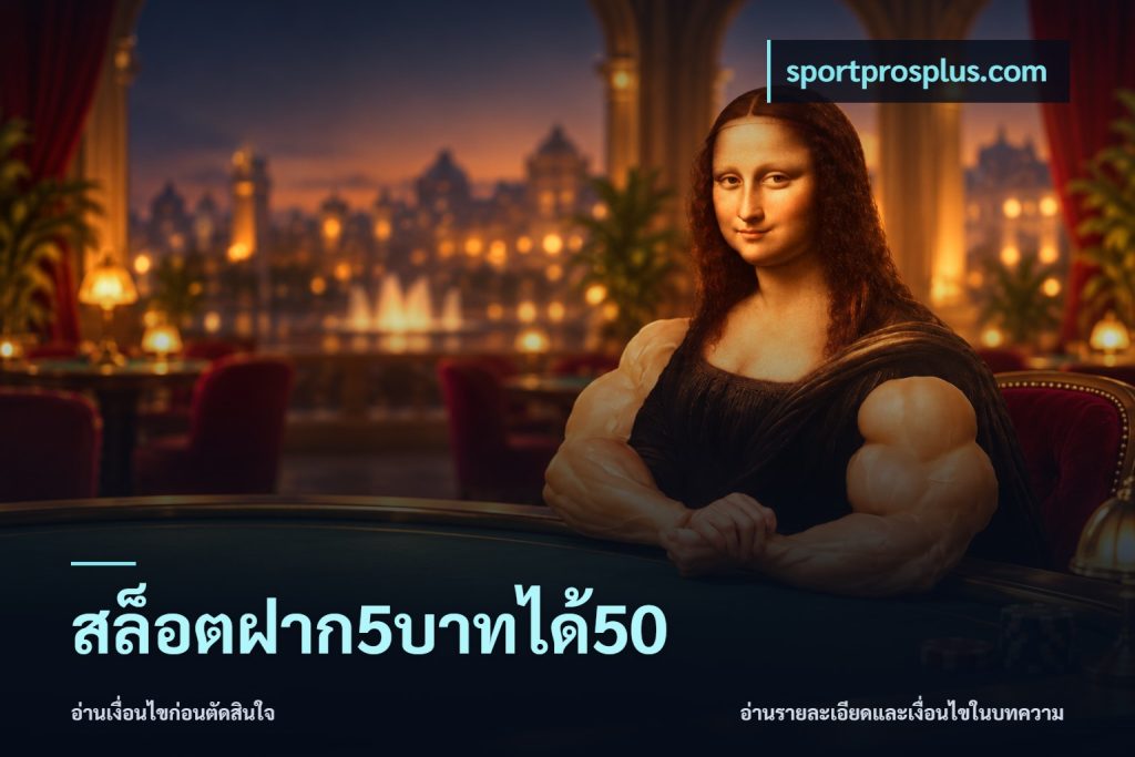 สล็อตฝาก5บาทได้50