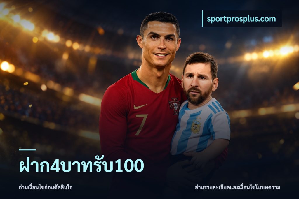 ฝาก4บาทรับ100