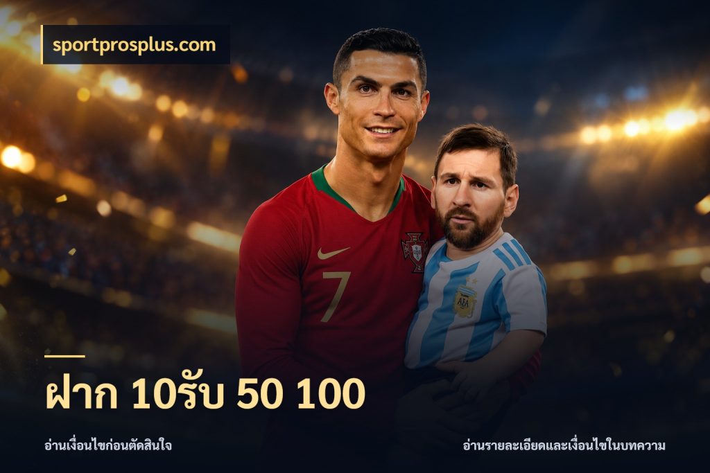 ฝาก 10รับ 50 100 เปิดมุมโปรให้เข้ากับเกมแนวโปรด ในมุม sportprosplus.com