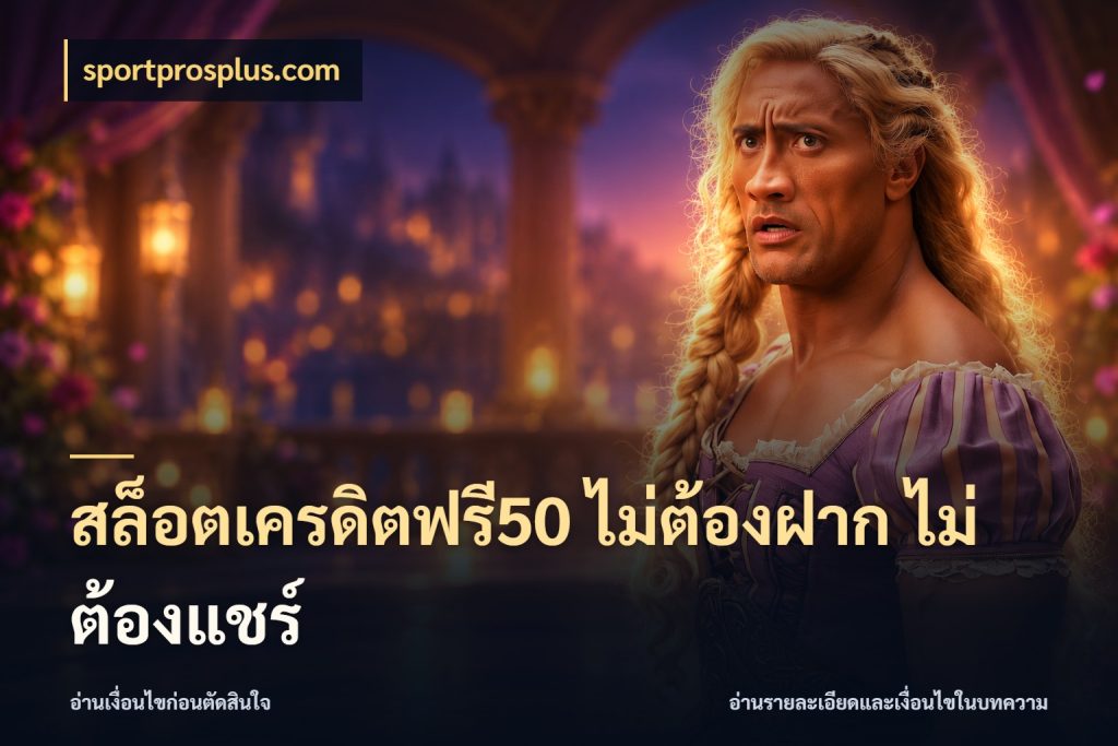 สล็อตเครดิตฟรี50 ไม่ต้องฝาก ไม่ต้องแชร์ สายโบนัสเลือกมุมเครดิตให้ตรงสไตล์ กับ sportprosplus.com