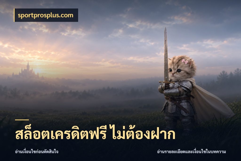 สล็อตเครดิตฟรี ไม่ต้องฝาก สีสันของเครดิตฟรีและเกมแนวที่ชอบ สไตล์ sportprosplus.com