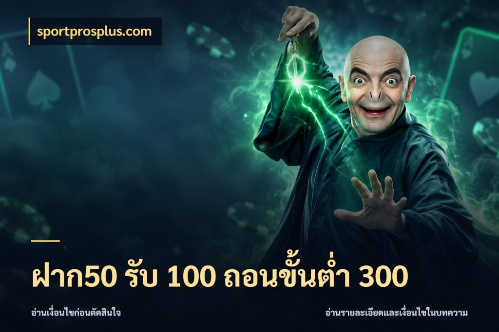 ฝาก50 รับ 100 ถอนขั้นต่ํา 300 sportprosplus.com โปรกับเกมที่ชอบเลือกให้ตรงสไตล์