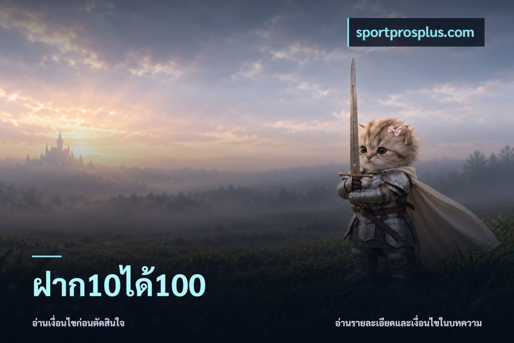 ฝาก10ได้100