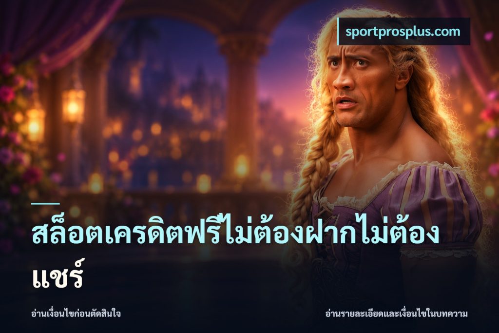 สล็อตเครดิตฟรีไม่ต้องฝากไม่ต้องแชร์