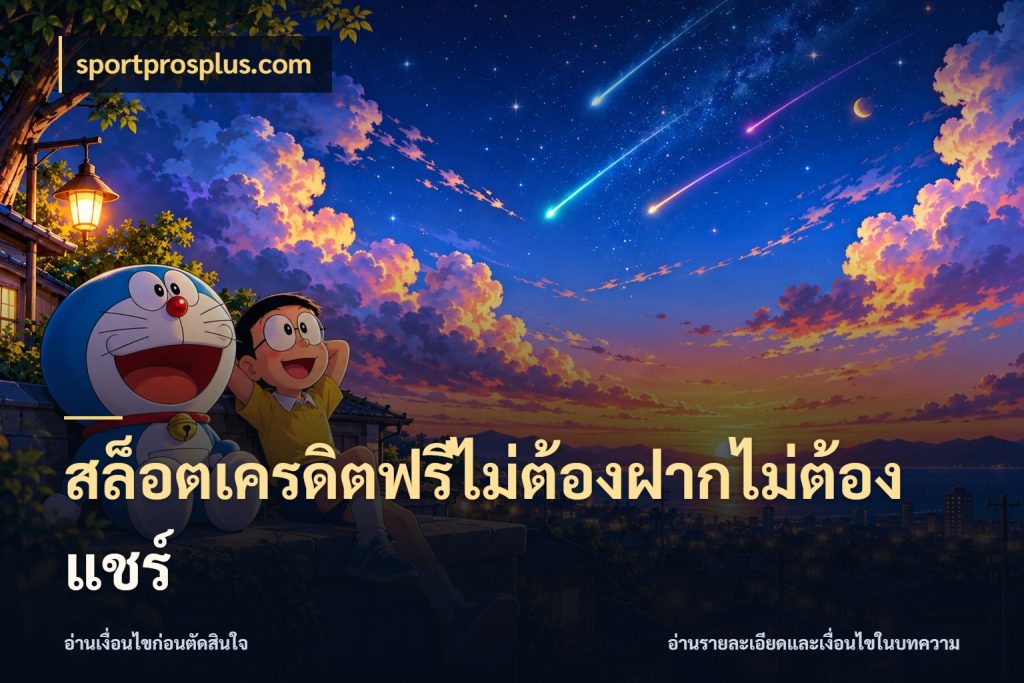สล็อตเครดิตฟรีไม่ต้องฝากไม่ต้องแชร์ ชนิดเครดิตกับสิทธิ์ที่คุณอยากรู้ สไตล์ sportprosplus.com