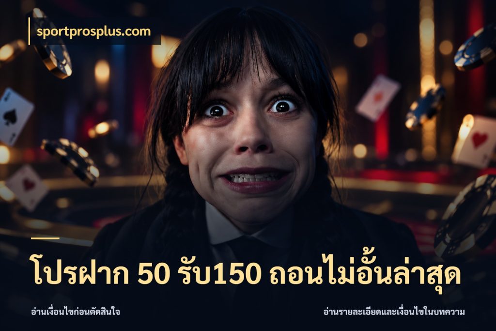 โปรฝาก 50 รับ150 ถอนไม่อั้นล่าสุด สนุกกับตัวเลือกโปรในสไตล์ของคุณ สไตล์ sportprosplus.com
