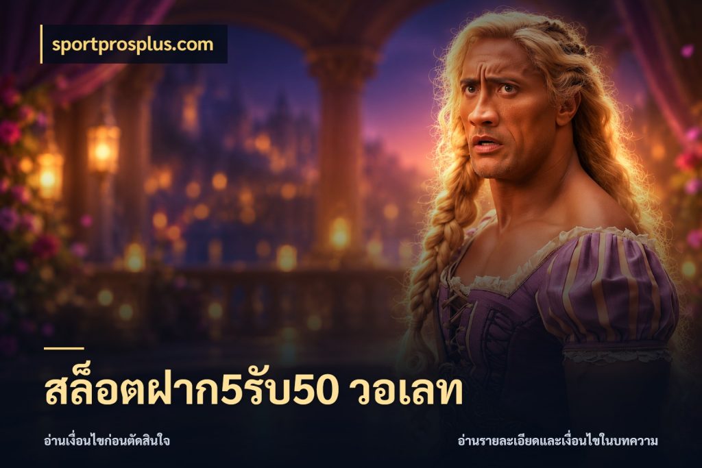 สล็อตฝาก5รับ50 วอเลท เครดิตกับรูปแบบโปรที่ตรงใจ กับ sportprosplus.com