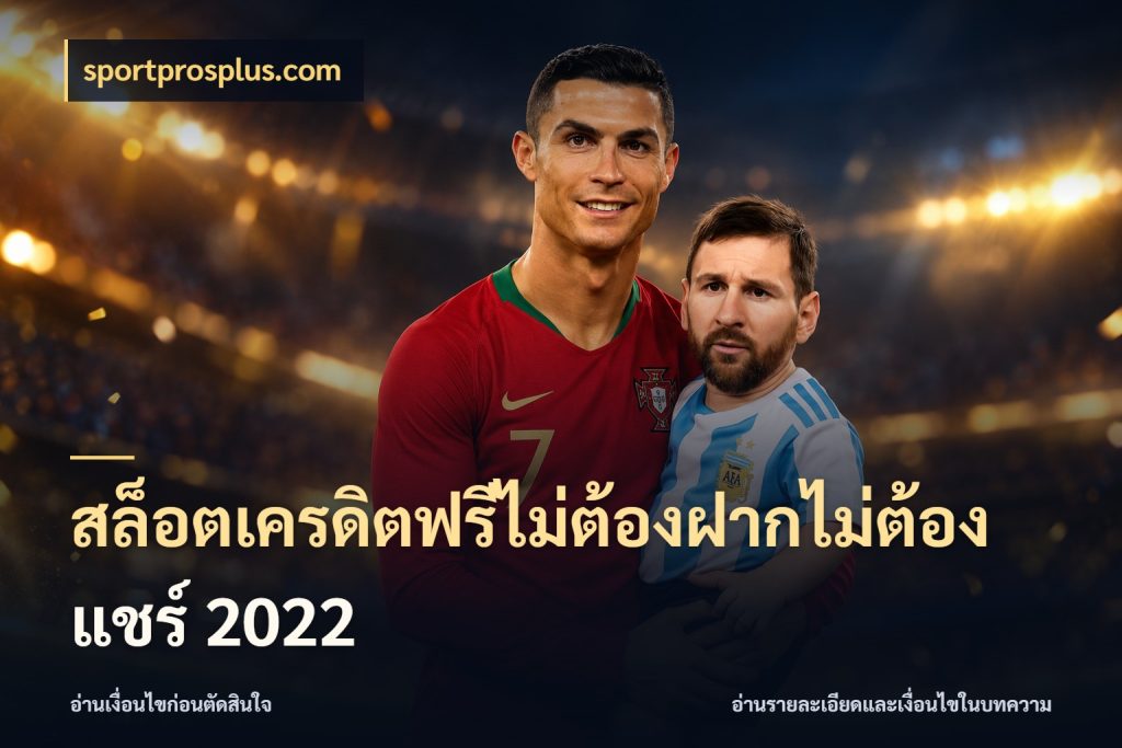 สล็อตเครดิตฟรีไม่ต้องฝากไม่ต้องแชร์ 2022 จากชื่อเครดิตฟรีสู่ความสนุกที่เข้าใจได้ กับ sportprosplus.com