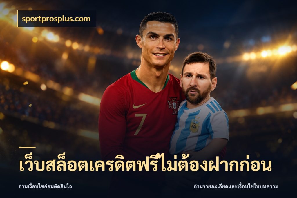 เว็บสล็อตเครดิตฟรีไม่ต้องฝากก่อน สิทธิ์ที่สายโบนัสสนใจกับวิธีรับ สไตล์ sportprosplus.com