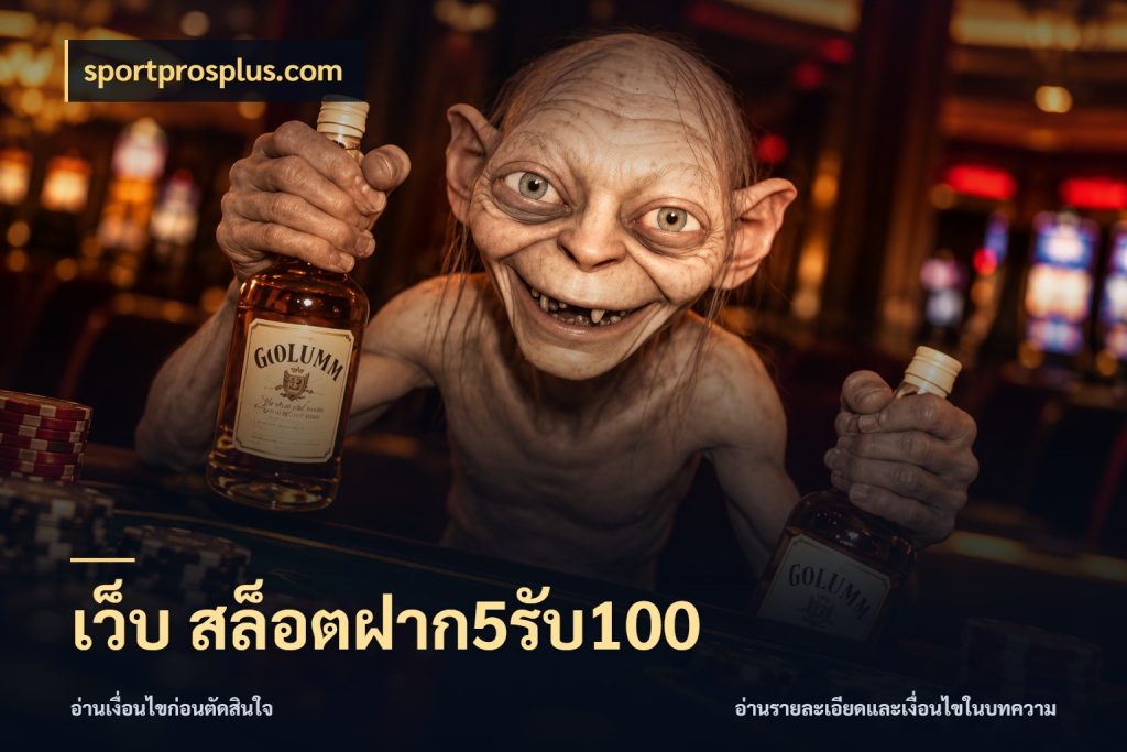 เว็บ สล็อตฝาก5รับ100 เปิดมุมโปรให้เข้ากับเกมแนวโปรด ในมุม sportprosplus.com