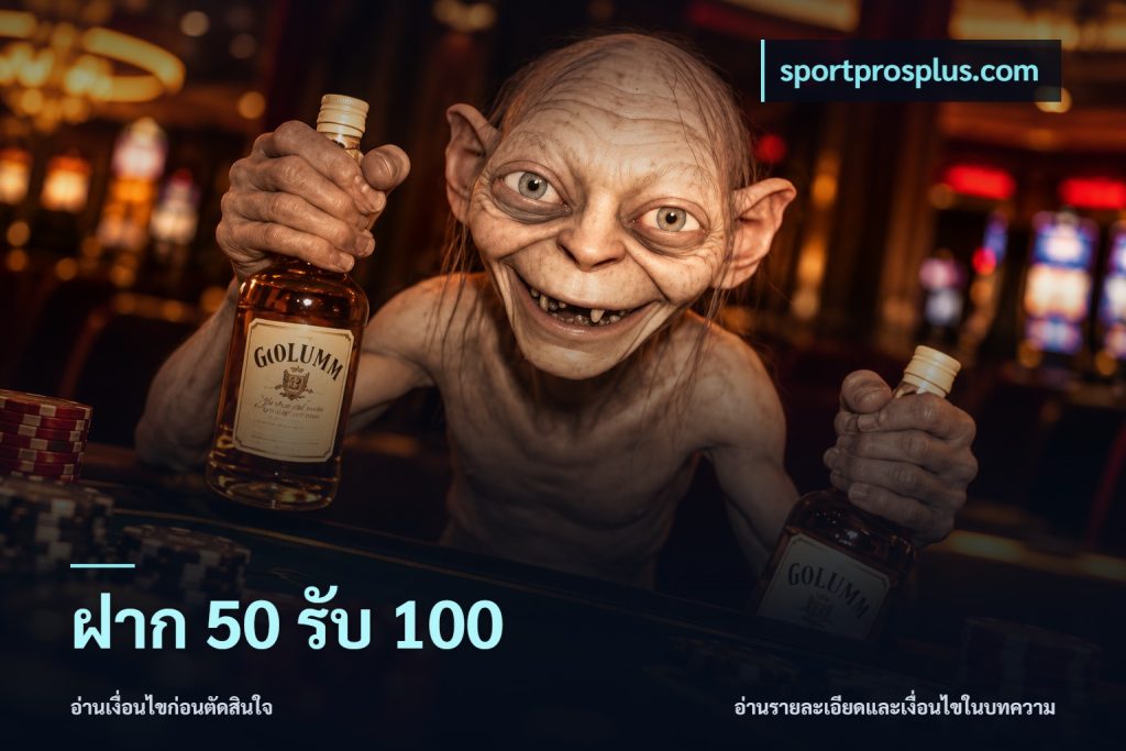 ฝาก 50 รับ 100