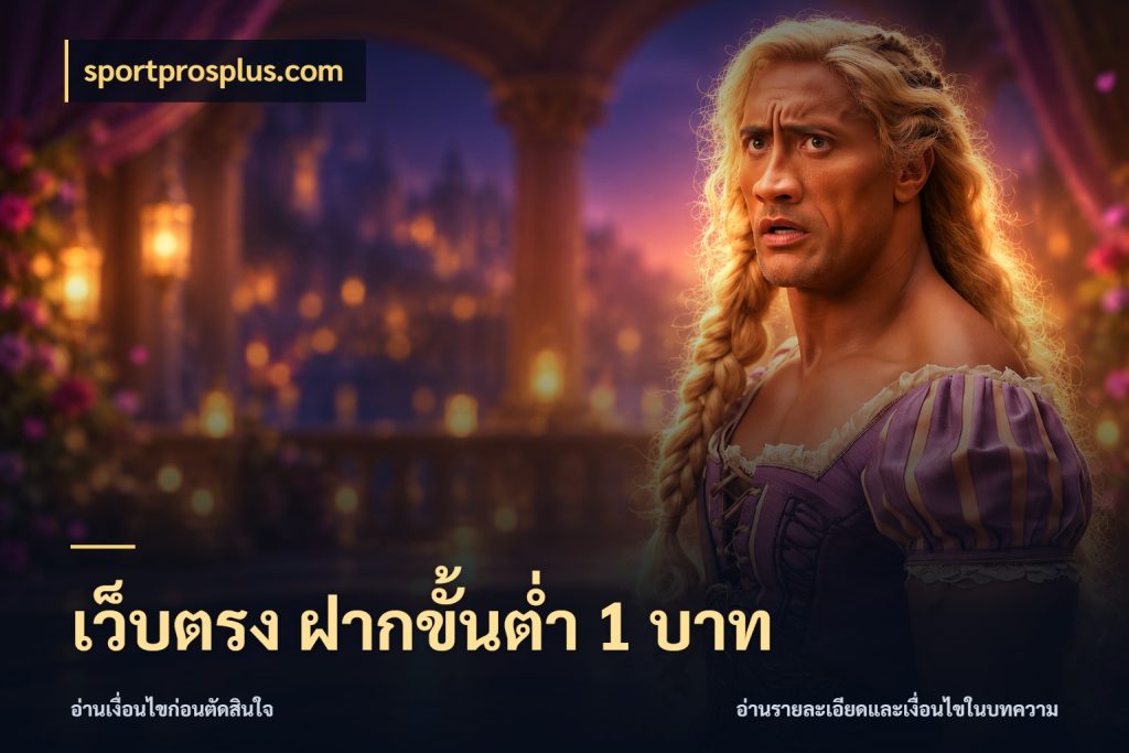 เว็บตรง ฝากขั้นต่ำ 1 บาท จำนวนเริ่มต้นกับรายละเอียดที่สายเกมสนใจ สไตล์ sportprosplus.com