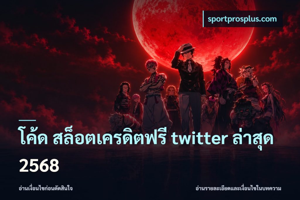 โค้ด สล็อตเครดิตฟรี twitter ล่าสุด 2568