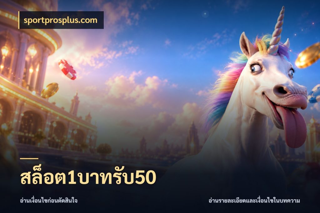 สล็อต1บาทรับ50 จับคู่โบนัสกับสไตล์เกมที่ชอบ กับ sportprosplus.com