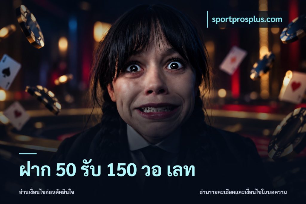 ฝาก 50 รับ 150 วอ เลท