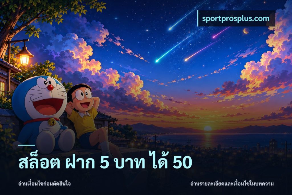 สล็อต ฝาก 5 บาท ได้ 50