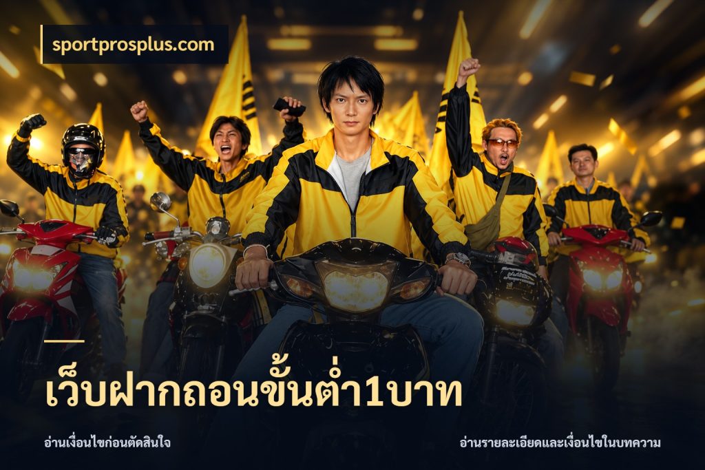 เว็บฝากถอนขั้นต่ำ1บาท เปิดมุมยอดเริ่มต้นสำหรับคนชอบเกม สไตล์ sportprosplus.com