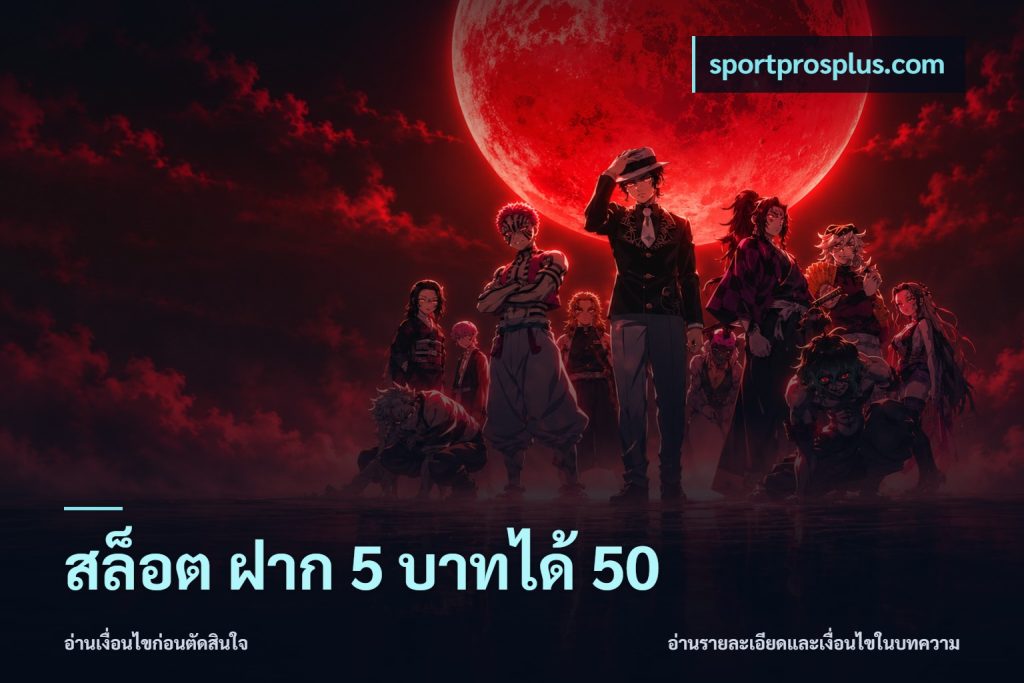 สล็อต ฝาก 5 บาทได้ 50