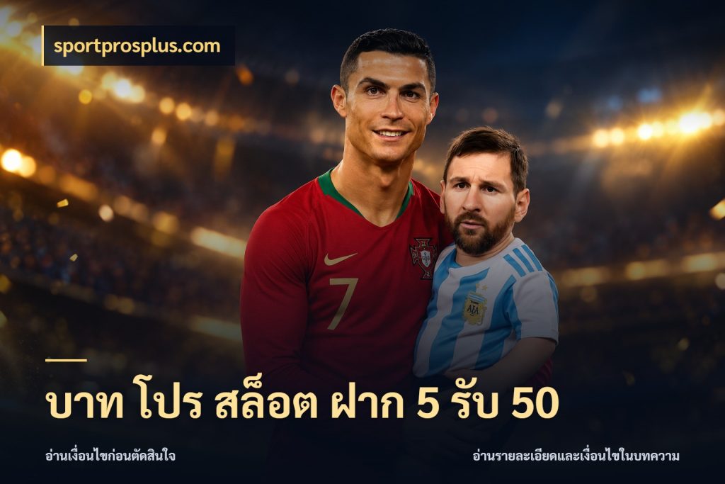 บาท โปร สล็อต ฝาก 5 รับ 50 สีสันของโปรฝากและยอดรับ สไตล์ sportprosplus.com
