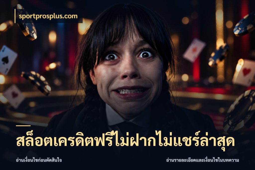 สล็อตเครดิตฟรีไม่ฝากไม่แชร์ล่าสุด สิทธิ์ที่สายโบนัสสนใจกับวิธีรับ ในมุม sportprosplus.com