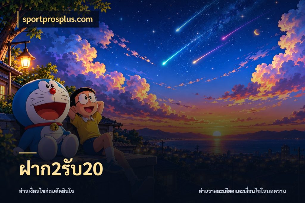 ฝาก2รับ20 ยอดฝากและยอดรับในมุมของคนชอบลุ้น กับ sportprosplus.com
