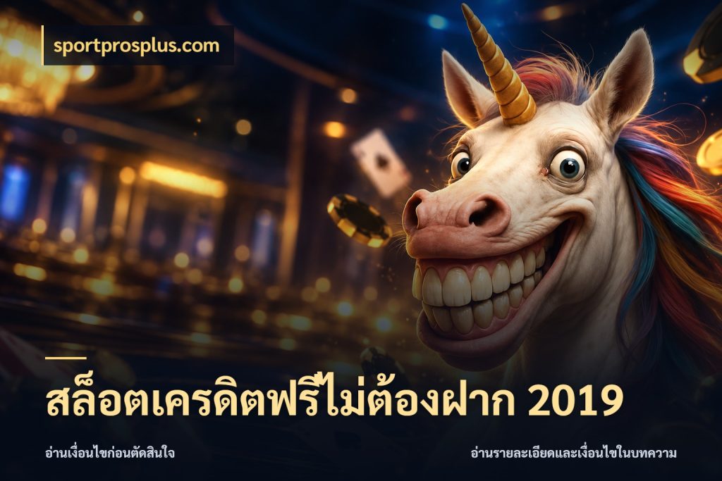 สล็อตเครดิตฟรีไม่ต้องฝาก 2019 เปิดประเด็นเครดิตฟรีสำหรับคนชอบลุ้น ในมุม sportprosplus.com