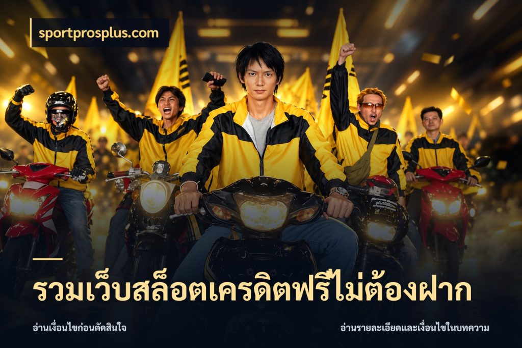 รวมเว็บสล็อตเครดิตฟรีไม่ต้องฝาก เปิดประเด็นเครดิตฟรีสำหรับคนชอบลุ้น สไตล์ sportprosplus.com