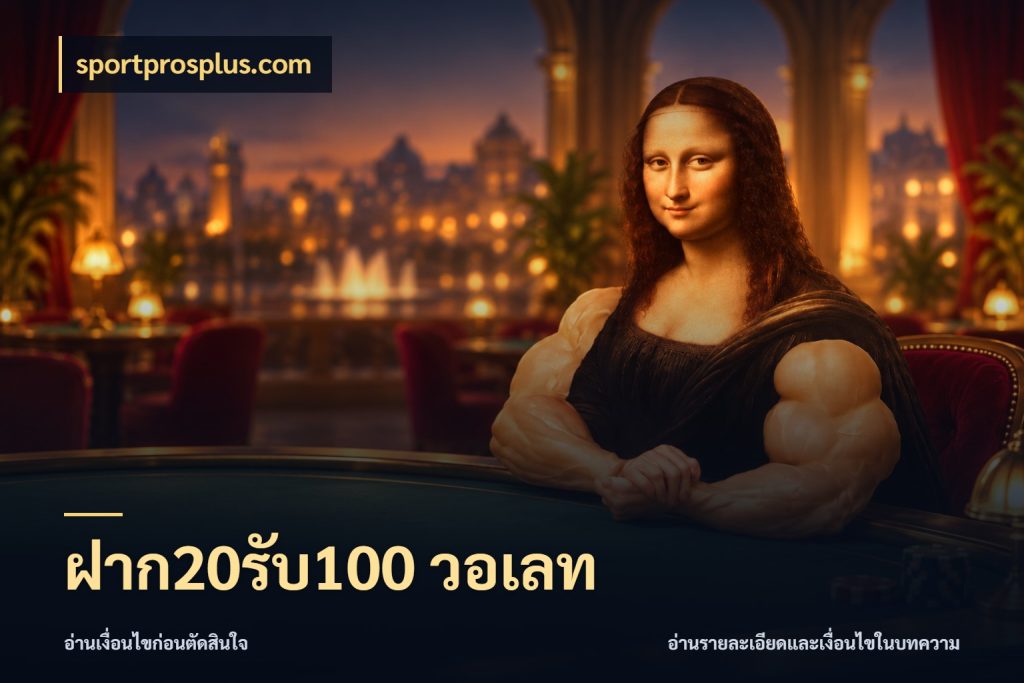 ฝาก20รับ100 วอเลท โปรกับเกมที่ชอบเลือกให้ตรงสไตล์ ในมุม sportprosplus.com