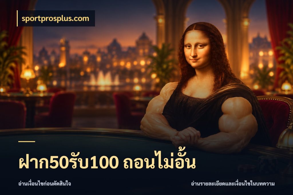ฝาก50รับ100 ถอนไม่อั้น sportprosplus.com ยอดฝากและยอดรับในมุมของคนชอบลุ้น