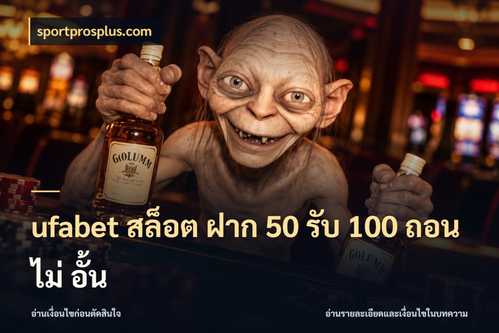 ufabet สล็อต ฝาก 50 รับ 100 ถอน ไม่ อั้น sportprosplus.com โปรกับเกมที่ชอบเลือกให้ตรงสไตล์
