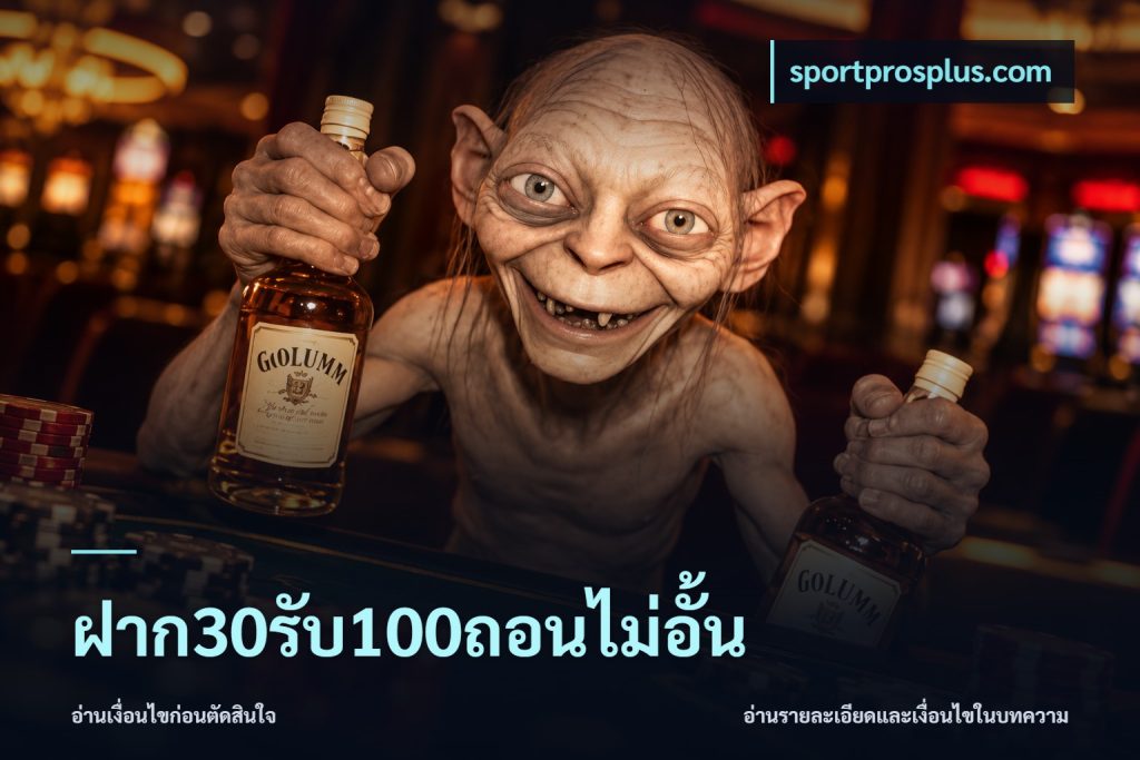 ฝาก30รับ100ถอนไม่อั้น
