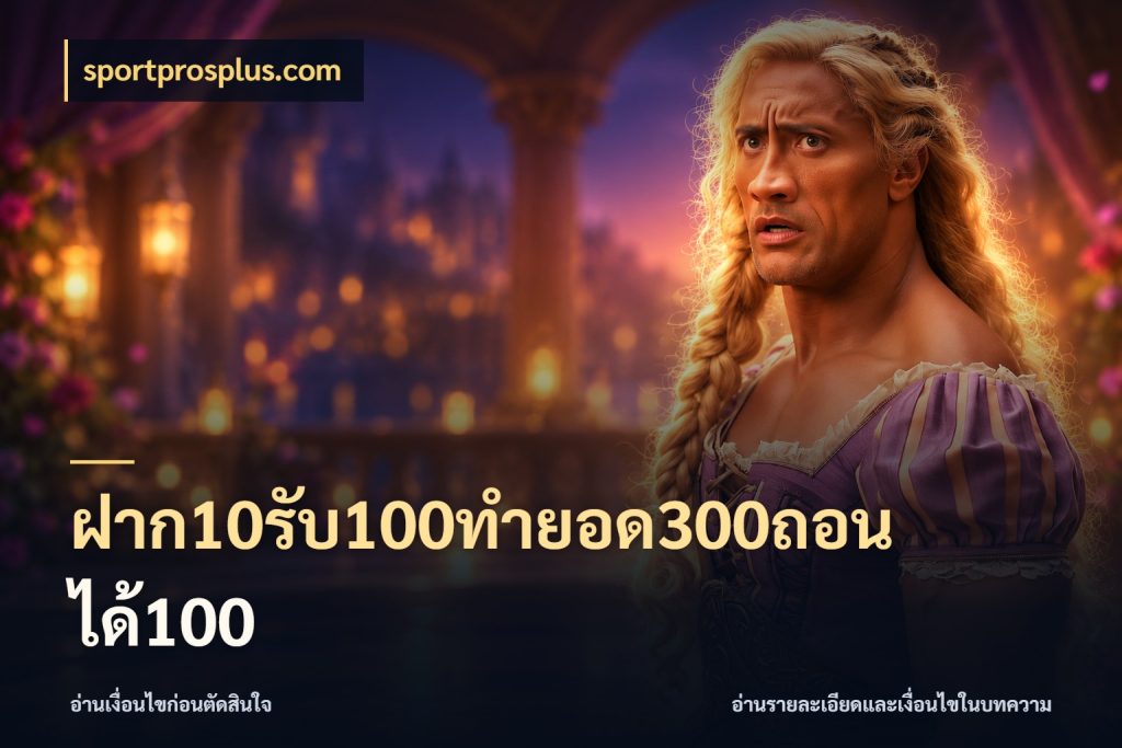 ฝาก10รับ100ทํายอด300ถอนได้100 สีสันของโปรฝากและยอดรับ กับ sportprosplus.com
