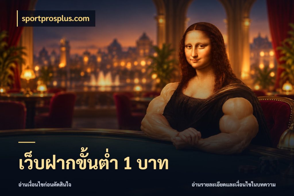 เว็บฝากขั้นต่ำ 1 บาท สายทุนน้อยเลือกความสนุกให้พอดี กับ sportprosplus.com