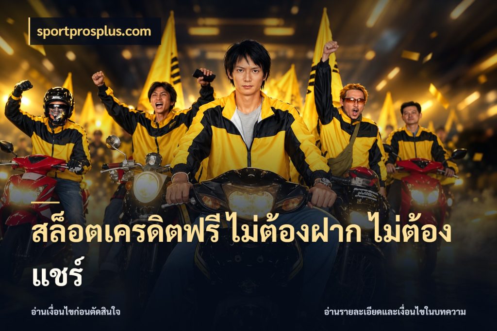 สล็อตเครดิตฟรี ไม่ต้องฝาก ไม่ต้องแชร์ sportprosplus.com รู้จักยอดและขอบเขตของเครดิตฟรี
