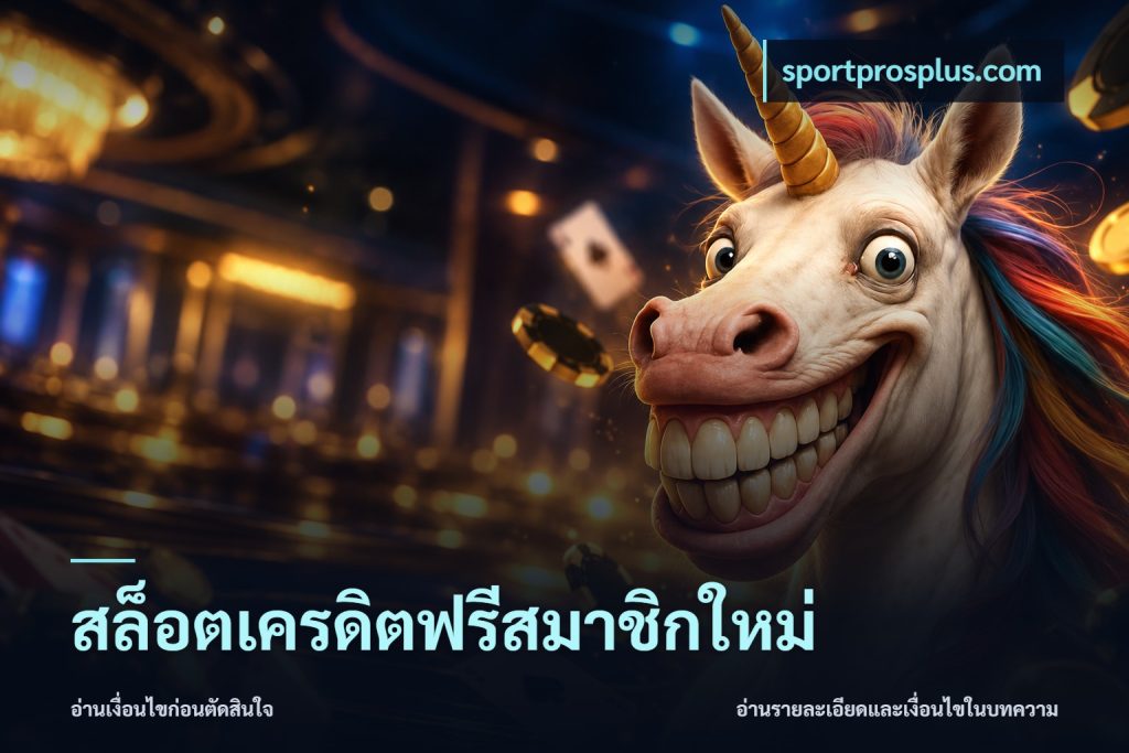 สล็อตเครดิตฟรีสมาชิกใหม่