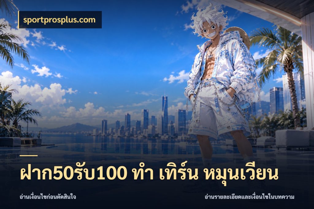 ฝาก50รับ100 ทํา เทิร์น หมุนเวียน สายโบนัสเลือกจังหวะสนุกได้อย่างไร ในมุม sportprosplus.com
