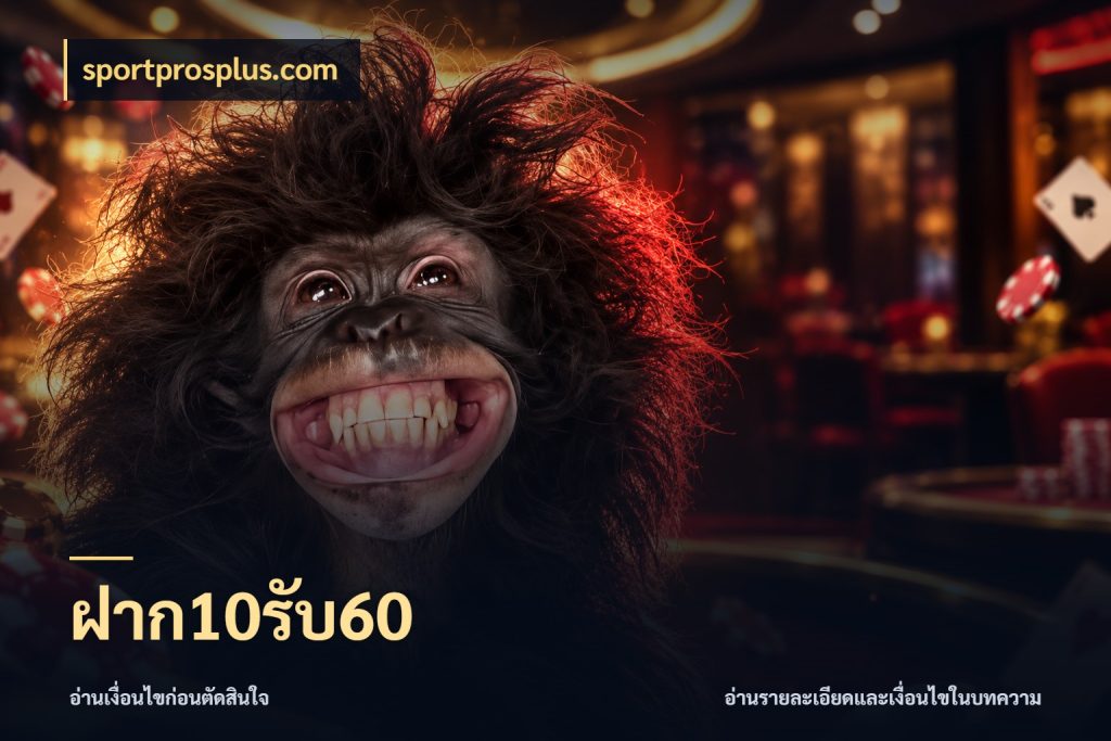 ฝาก10รับ60 สีสันของโปรฝากและยอดรับ ในมุม sportprosplus.com