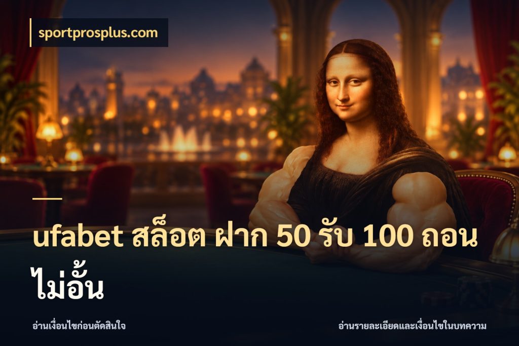 ufabet สล็อต ฝาก 50 รับ 100 ถอนไม่อั้น รูปแบบโบนัสกับสิทธิ์ของสายเกม สไตล์ sportprosplus.com